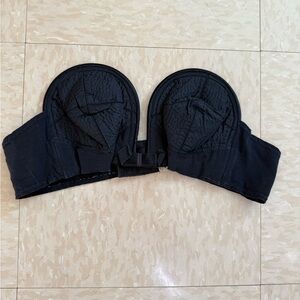 Peter Pan Vintage Black Strapless Bullet Bra
